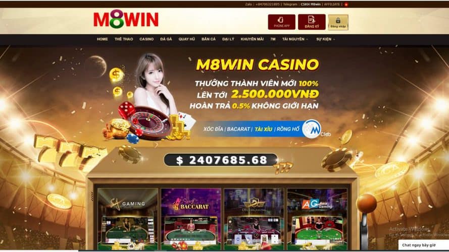 khuyến mãi M8Win